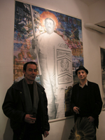 Marion Franck, sculpteur & Antoine, digital photomontage