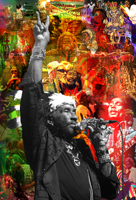 Lee Scratch Perry vs Jamaica - 75x100cm - 1500 euros