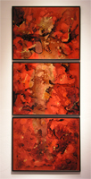 Féminité - 51x41cm - triptyque = 51x120cm - 540 euros