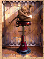 La Pythie - 32 x 42 cm - 30 ex - 100 euros