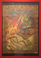 AUTO-PORTRAIT - 53 x 73 cm - 180 euros