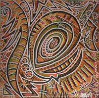 CYCLOPE - 40 x 40 cm - 70 euros