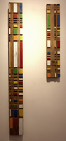 ARLEQUINS - 90 x 9 cm & 51 x 9 cm - 400 euros la paire