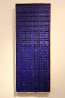 BLEU PROFOND (grand) - 110 x 40 cm - 600 euros